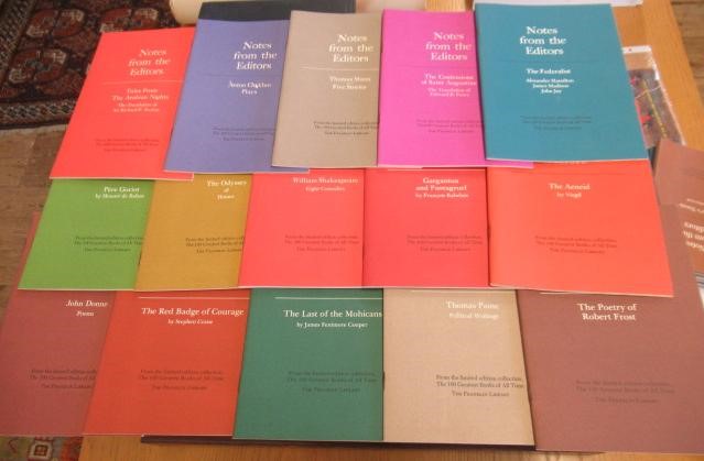 FRANKLIN LIBRARY around 80 volumes - four cartons - bound in two formats Image