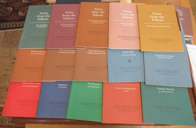 FRANKLIN LIBRARY around 80 volumes - four cartons - bound in two formats Image