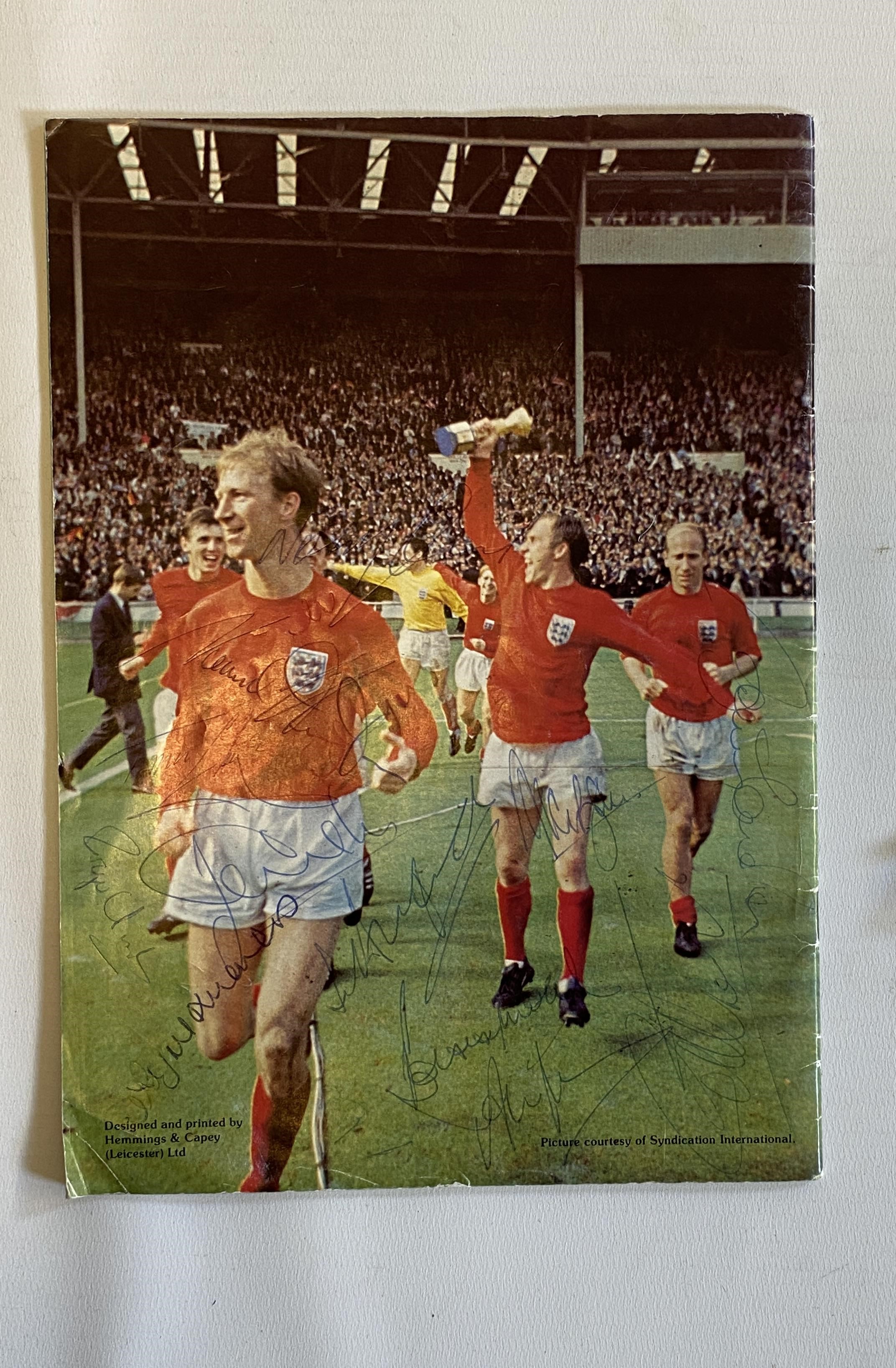 1966 WORLD CUP CHARITY MATCH In Aid of the Bradford Fire Disaster Fund Image