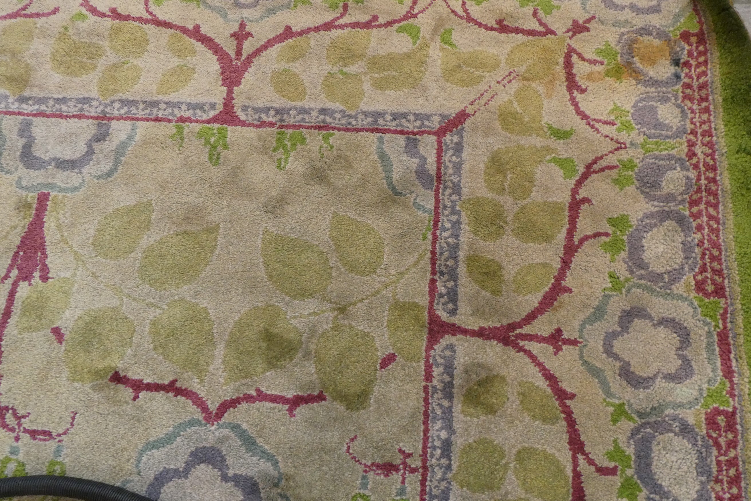 AN ARTS AND CRAFTS WOOL CARPET Image