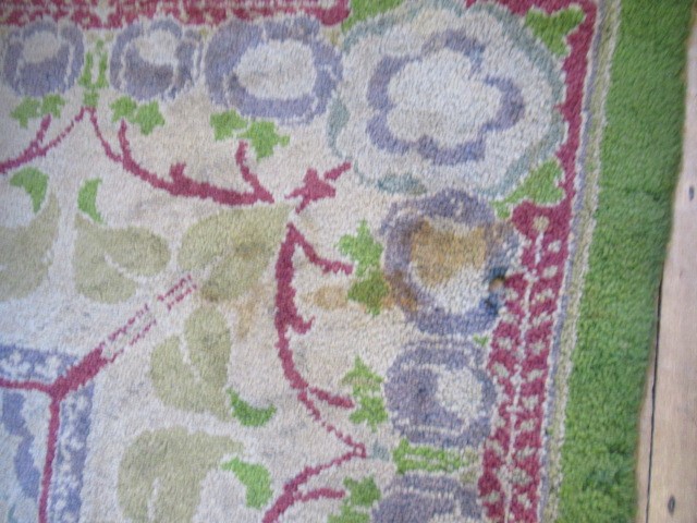 AN ARTS AND CRAFTS WOOL CARPET Image