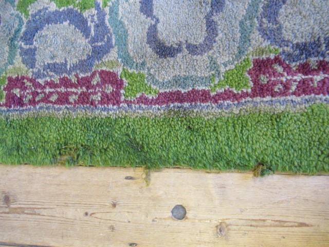AN ARTS AND CRAFTS WOOL CARPET Image