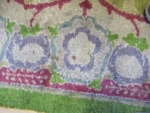 AN ARTS AND CRAFTS WOOL CARPET Image