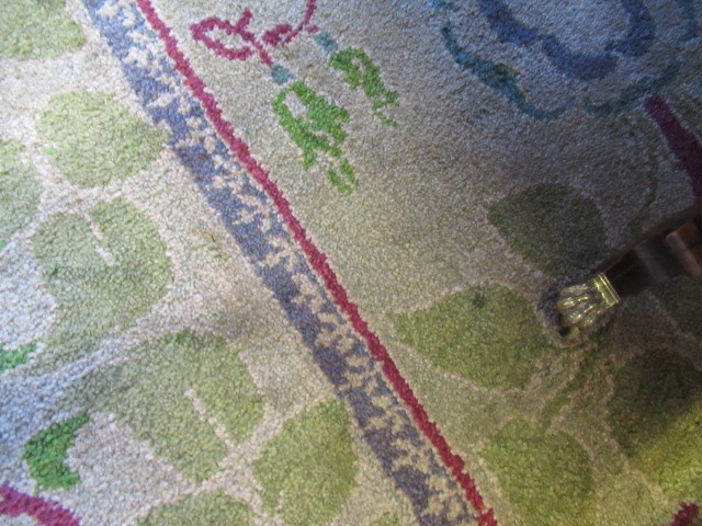 AN ARTS AND CRAFTS WOOL CARPET Image