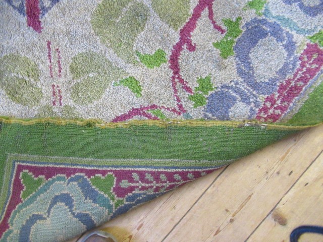 AN ARTS AND CRAFTS WOOL CARPET Image