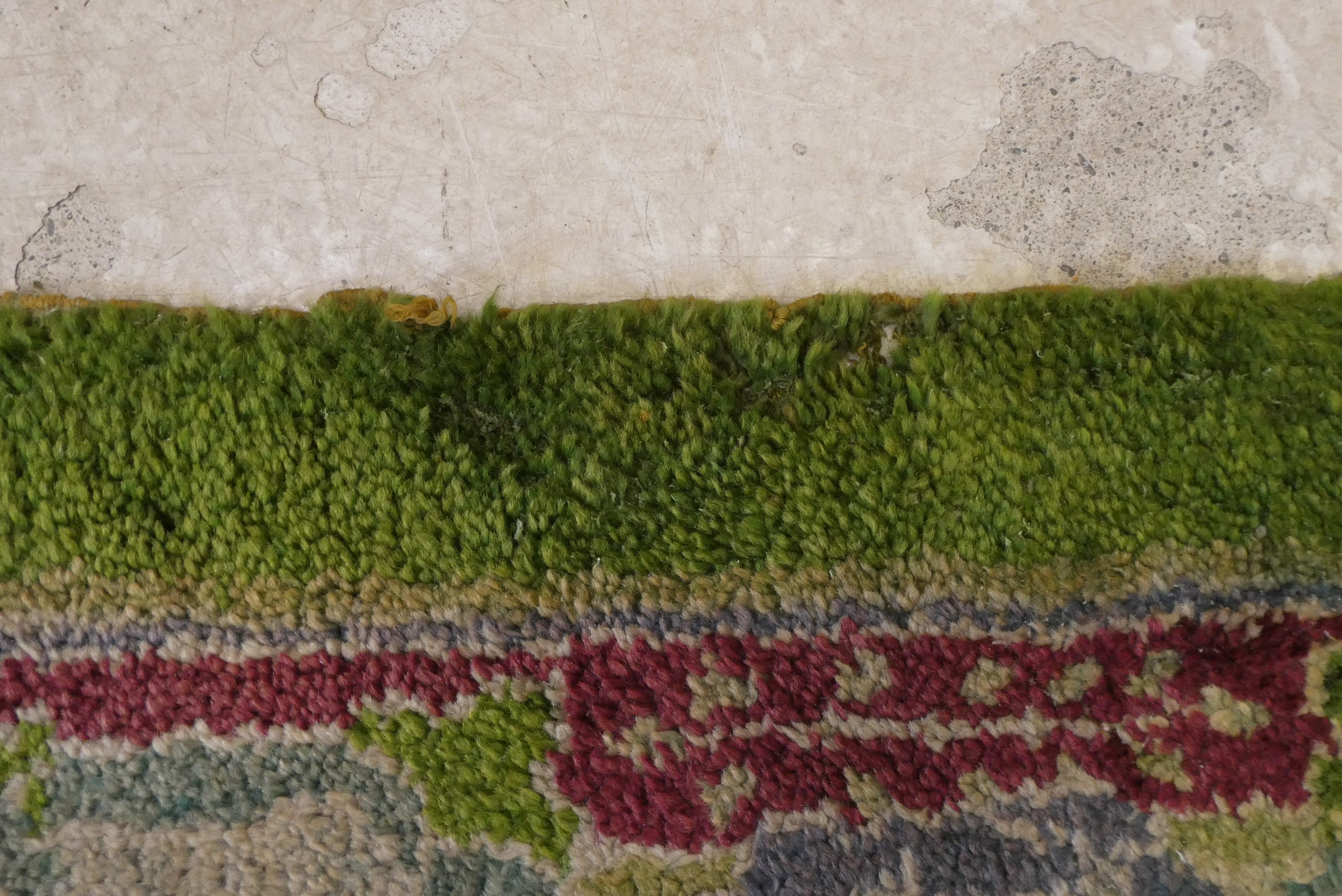 AN ARTS AND CRAFTS WOOL CARPET Image