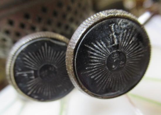 AN EDWARDIAN ART NOUVEAU DOUBLE WICK OIL LAMP with glass reservoir and etched flared glass shade on Image