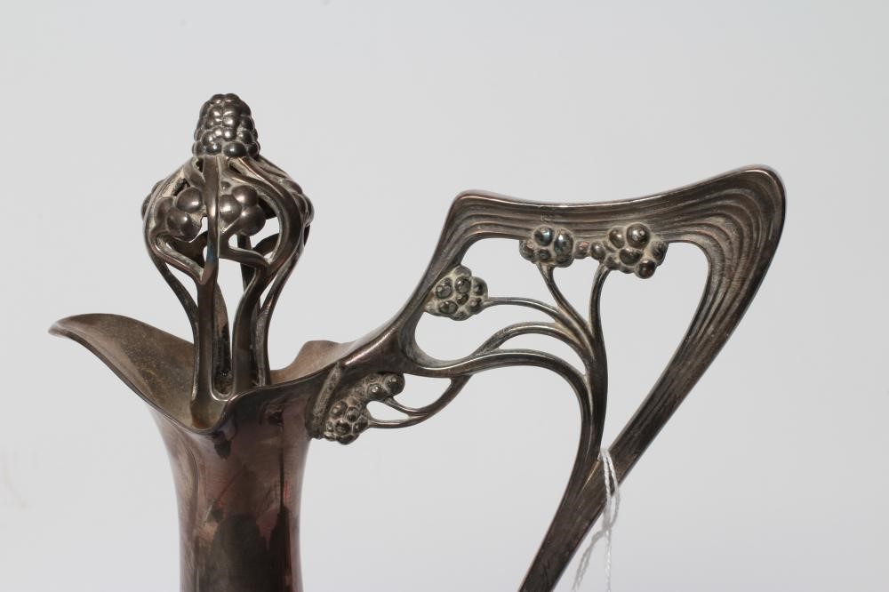 AN ART NOUVEAU WMF CLARET JUG AND STOPPER Image