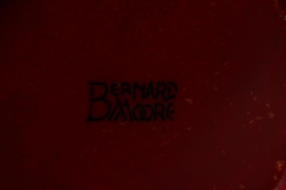 A BERNARD MOORE EARTHENWARE JAR, early 20th century, of ovoid form with dark crystalline shoulders Image