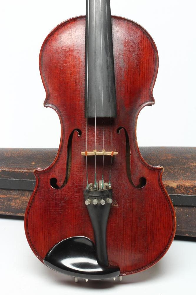 AN ENGLISH VIOLIN BY J. K. MONK Image