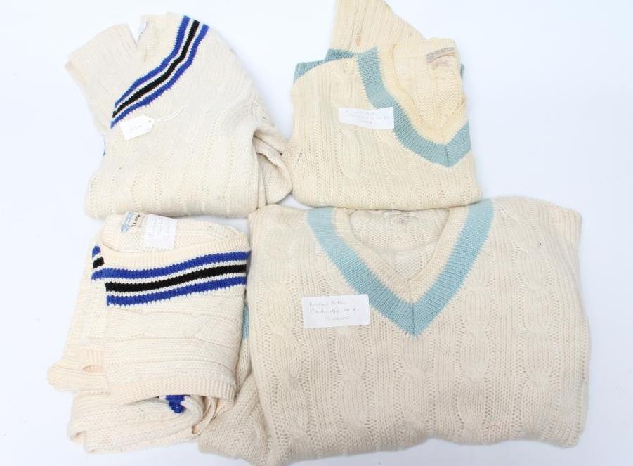 CAMBRIDGE CRICKET MEMORABILIA owned by Richard Hutton, comprising two Cambridge 1st XI sweaters and Image