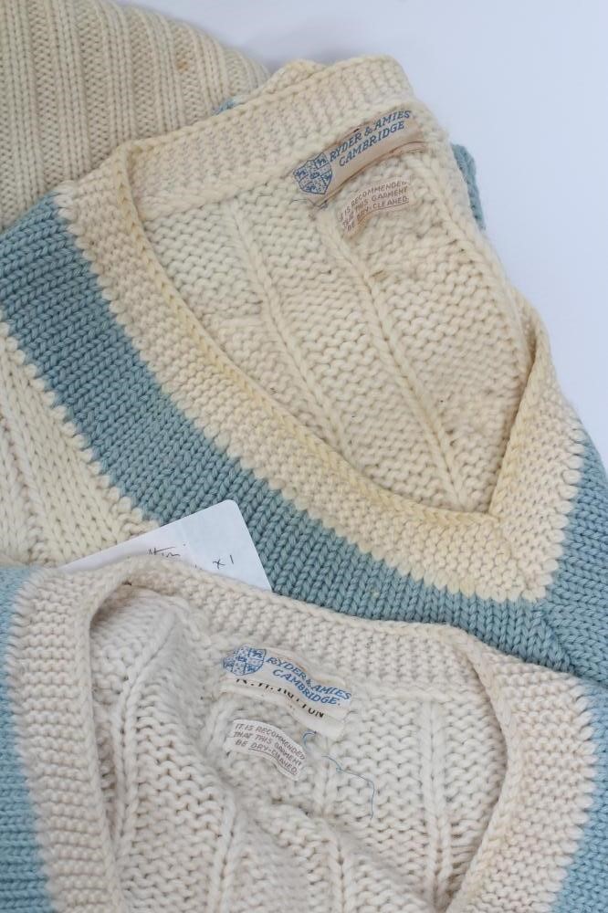 CAMBRIDGE CRICKET MEMORABILIA owned by Richard Hutton, comprising two Cambridge 1st XI sweaters and Image