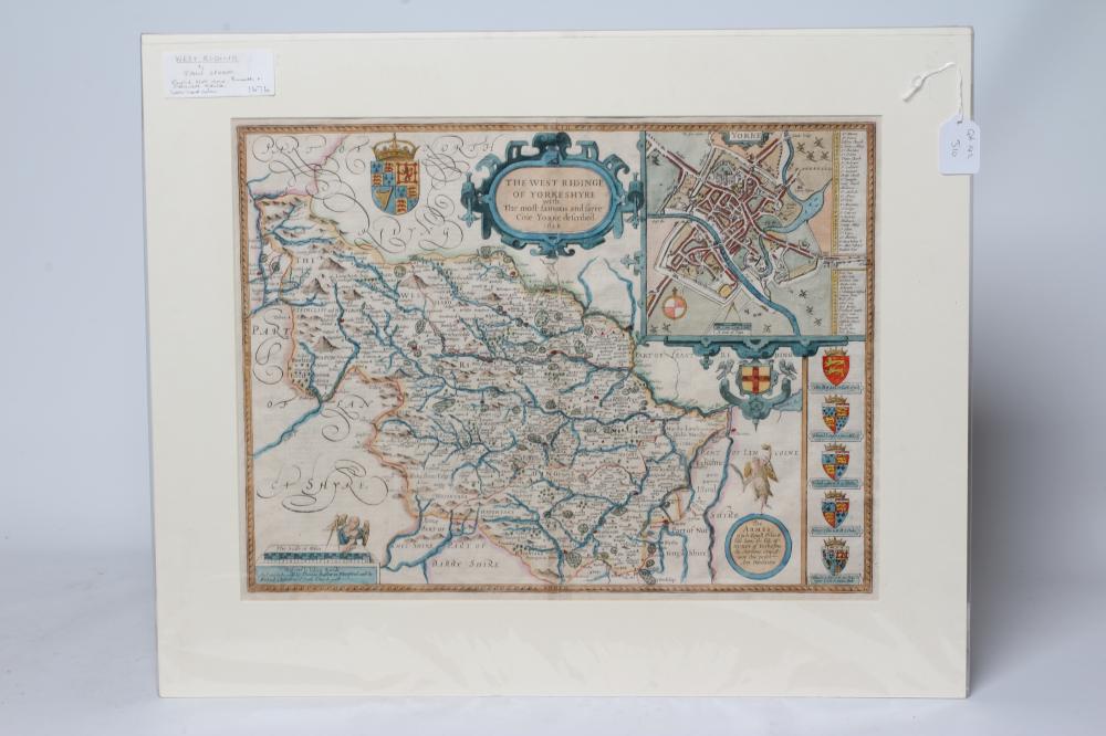 JOHN SPEED (1552-1629) The West Riding of Yorkshire Image