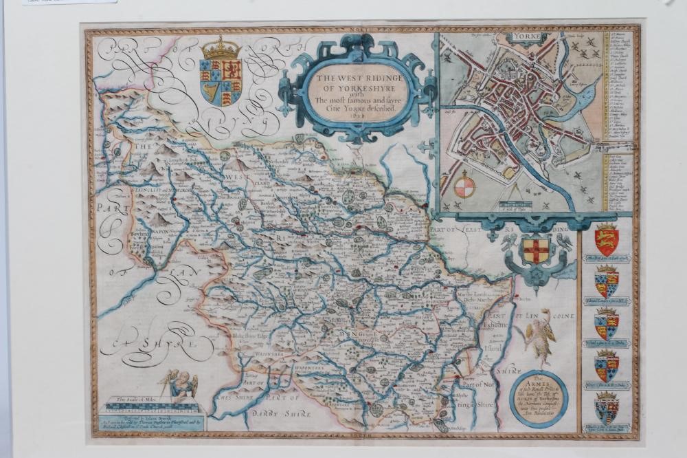 JOHN SPEED (1552-1629) The West Riding of Yorkshire Image