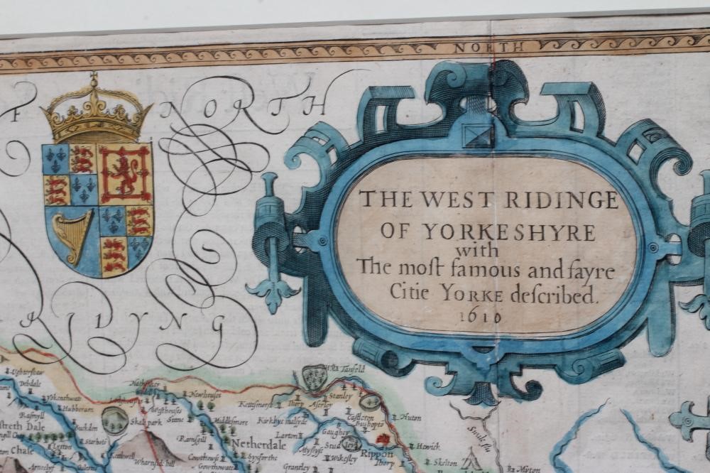 JOHN SPEED (1552-1629) The West Riding of Yorkshire Image
