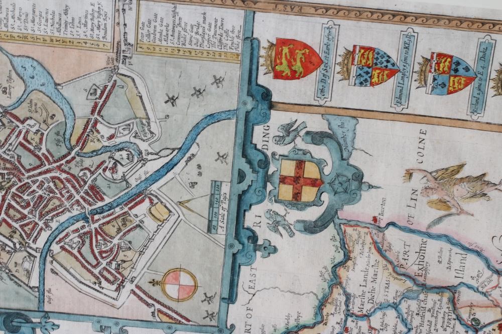 JOHN SPEED (1552-1629) The West Riding of Yorkshire Image