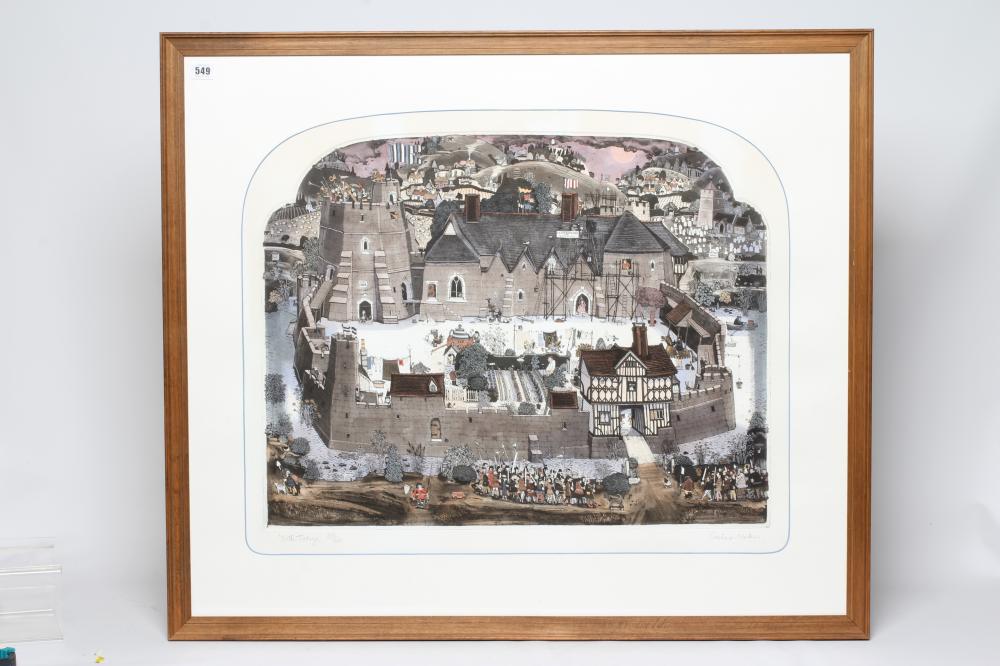 GRAHAM CLARKE (b.1941) Notte Todaye, signed, numbered 378/400 and inscribed with title in pencil, Image