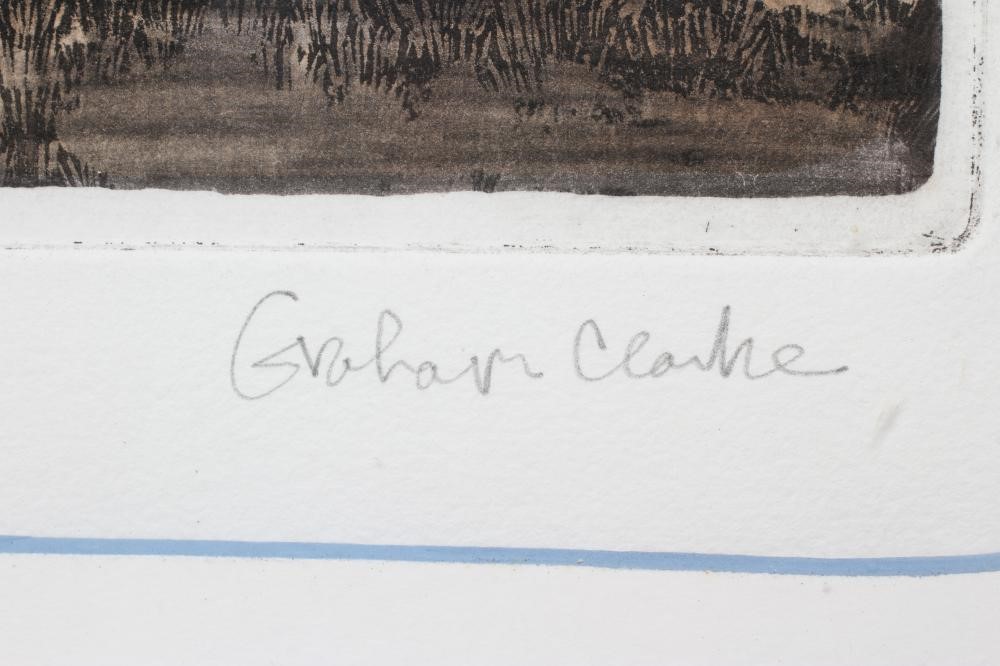 GRAHAM CLARKE (b.1941) Notte Todaye, signed, numbered 378/400 and inscribed with title in pencil, Image