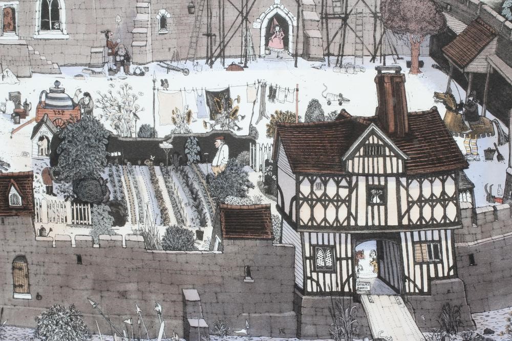 GRAHAM CLARKE (b.1941) Notte Todaye, signed, numbered 378/400 and inscribed with title in pencil, Image