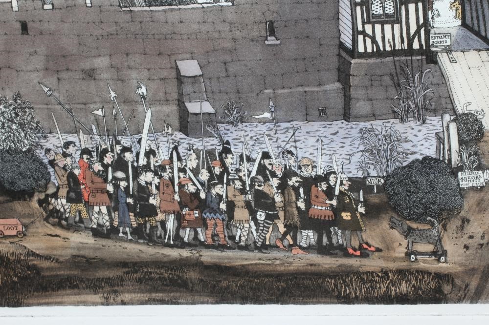 GRAHAM CLARKE (b.1941) Notte Todaye, signed, numbered 378/400 and inscribed with title in pencil, Image