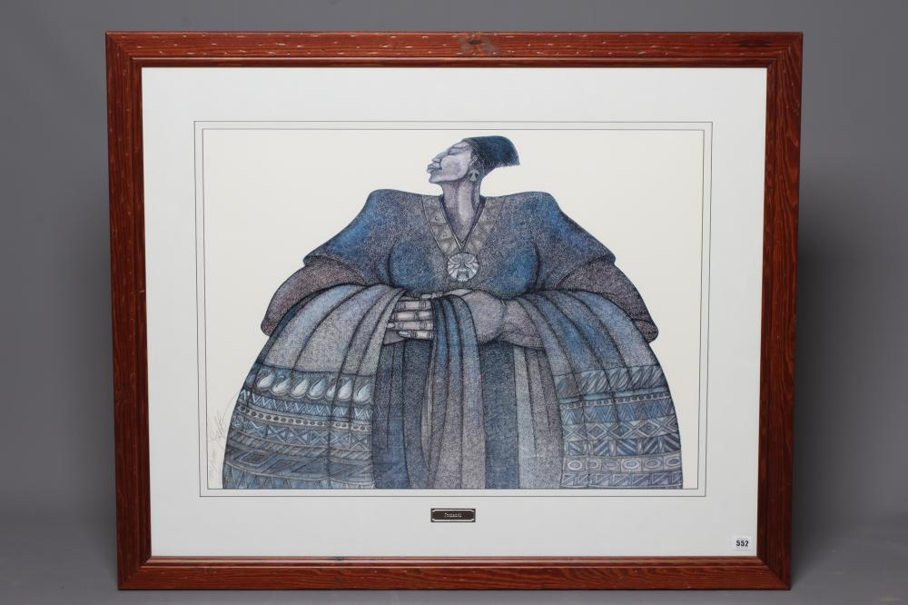 CHARLES BIBBS (b.1948) Jomandi, signed, numbered 1521/2000, limited edition print, 23" x 31 1/2", Image