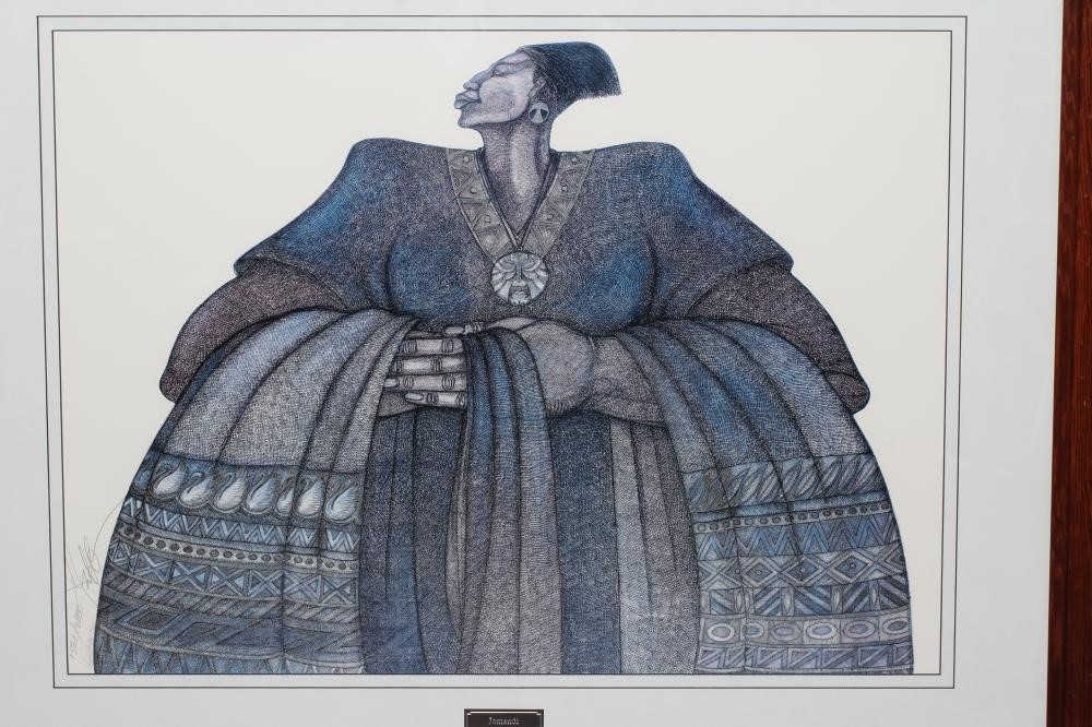 CHARLES BIBBS (b.1948) Jomandi, signed, numbered 1521/2000, limited edition print, 23" x 31 1/2", Image