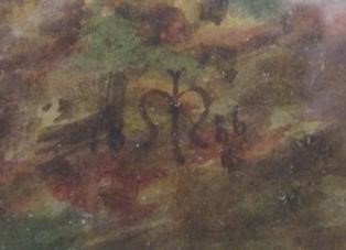 BRITISH SCHOOL (Late 19th Century) A Woodland Scene in the Pre-Raphaelite style, watercolour, 28" x Image