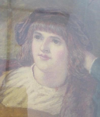 BRITISH SCHOOL (Late 19th Century) A Woodland Scene in the Pre-Raphaelite style, watercolour, 28" x Image