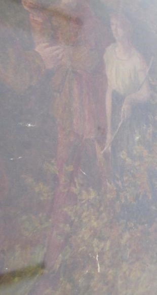 BRITISH SCHOOL (Late 19th Century) A Woodland Scene in the Pre-Raphaelite style, watercolour, 28" x Image