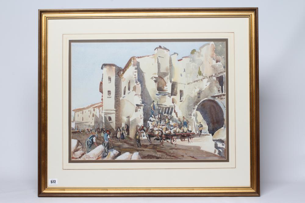 WILLIAM NORMAN GAUNT (1918-2001) Clearing the War Damage Image