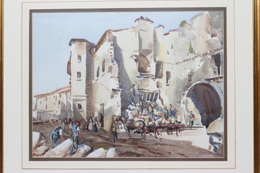 WILLIAM NORMAN GAUNT (1918-2001) Clearing the War Damage Image