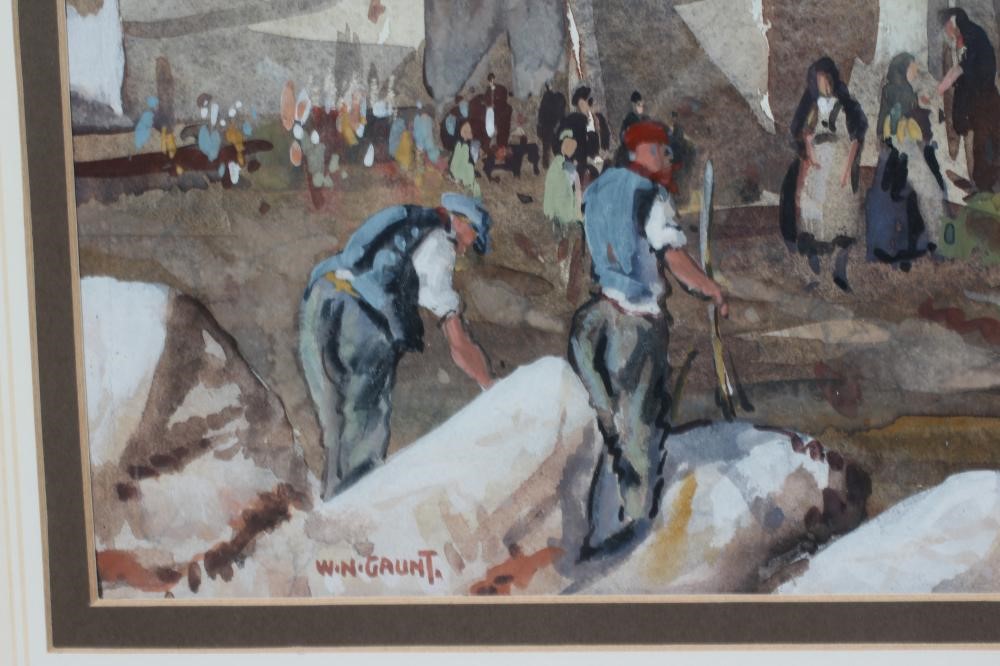 WILLIAM NORMAN GAUNT (1918-2001) Clearing the War Damage Image