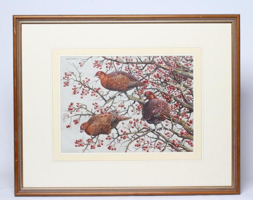 DAVID BINNS (1935-2020) Hawthorne Harvest Image