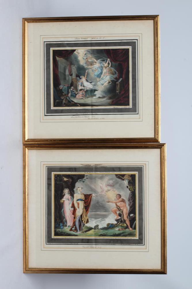 A COLLECTION OF EIGHT LATE 19TH CENTURY WATERCOLOURS DEPICTING SHAKESPEAREAN SCENES Image