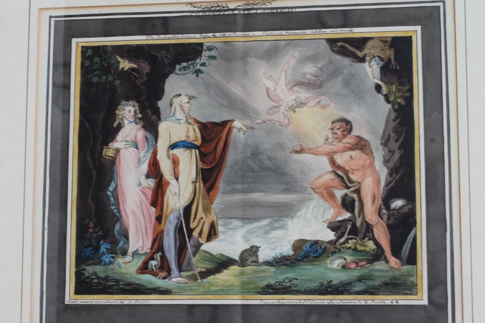 A COLLECTION OF EIGHT LATE 19TH CENTURY WATERCOLOURS DEPICTING SHAKESPEAREAN SCENES Image