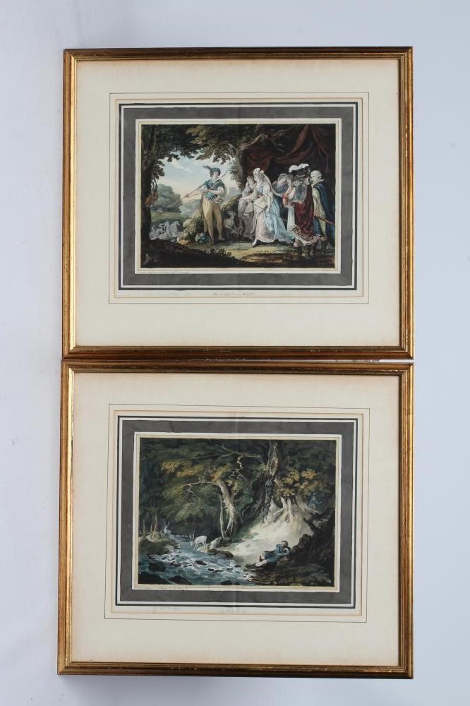 A COLLECTION OF EIGHT LATE 19TH CENTURY WATERCOLOURS DEPICTING SHAKESPEAREAN SCENES Image