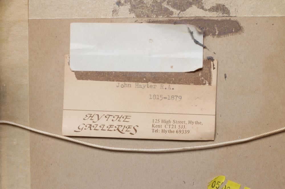 JOHN HAYTER RA (1815-1879) Study of a Seated Lady, pencil, unsigned, 5 1/2" x 3", modern gilt frame Image