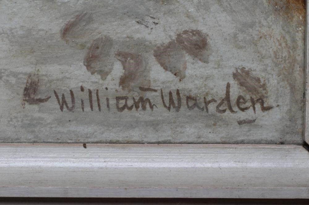 WILLIAM WARDEN (1908-1982) Snow in Winchelsea, signed lower right, inscribed verso with title and Image