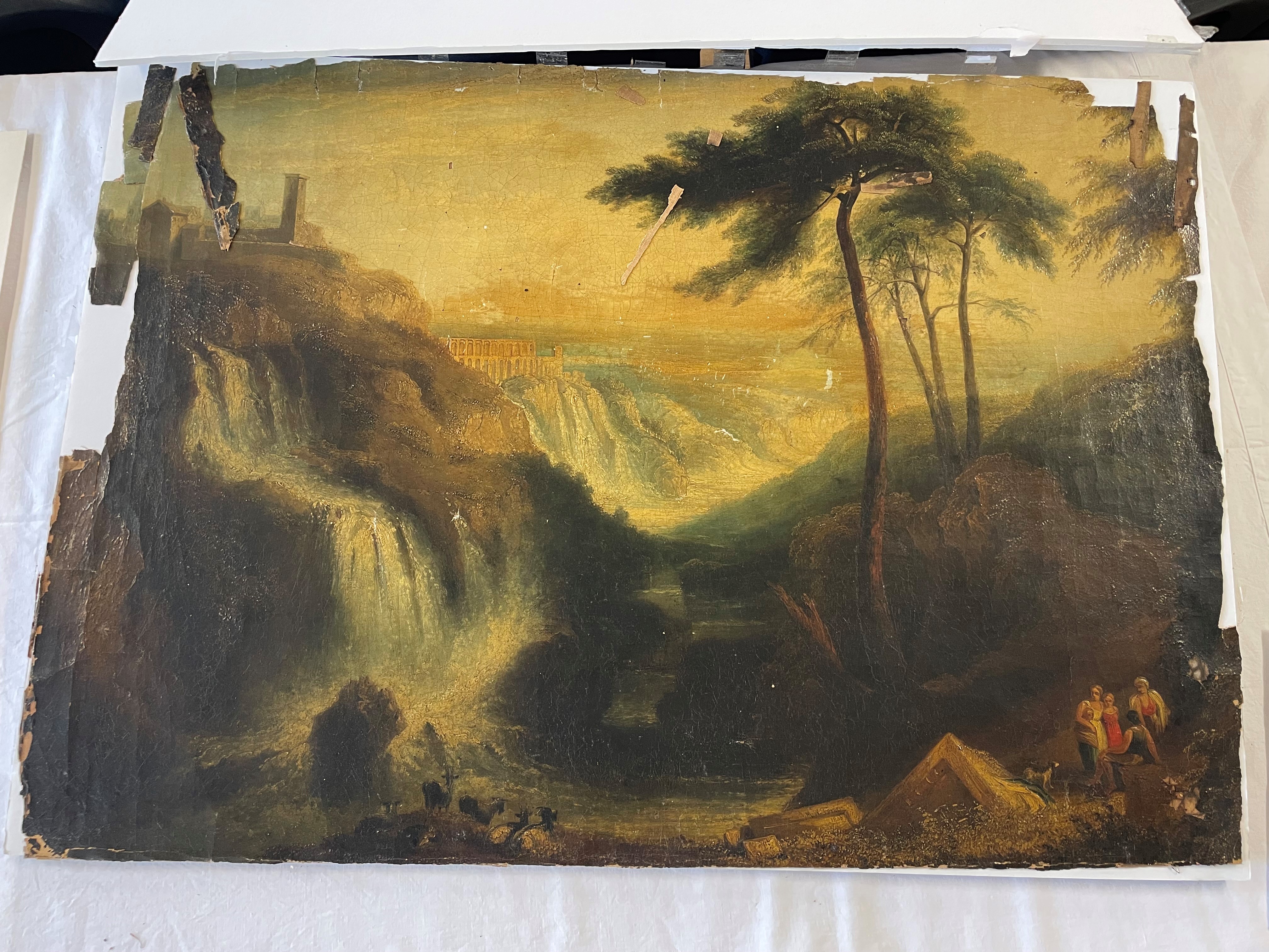 AFTER JOSEPH MALLARD WILLIAM TURNER (1775-1851) Caligulas Palace and Bridge, bears signature lower Image