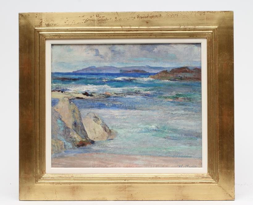 WILLIAM MERVYN GLASS (1885-1965) Looking towards Staffa from Iona, signed lower right, Iona Gallery Image