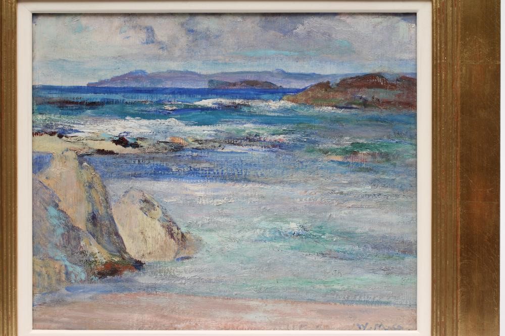 WILLIAM MERVYN GLASS (1885-1965) Looking towards Staffa from Iona, signed lower right, Iona Gallery Image