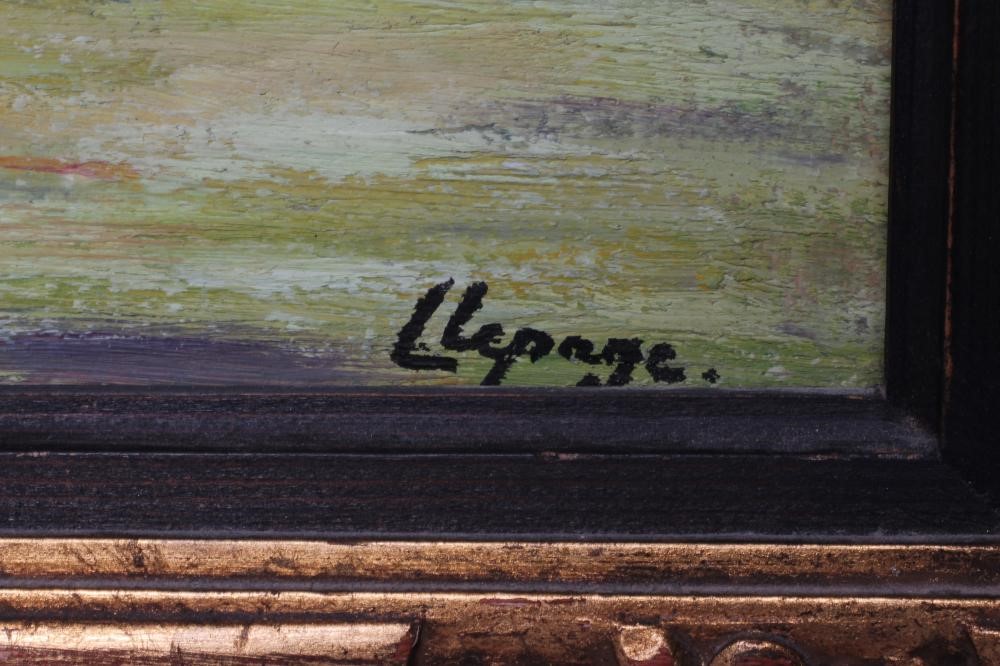 CONTINENTAL SCHOOL (Early 20th Century) View of a Rural Village with river in foreground Image