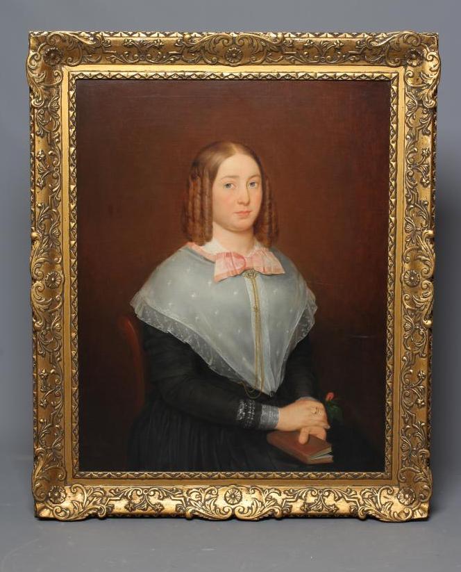 BRITISH SCHOOL (Late 19th Century) Portrait of a Gentleman and a Lady Image