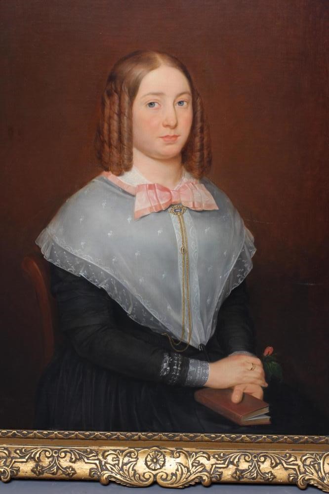 BRITISH SCHOOL (Late 19th Century) Portrait of a Gentleman and a Lady Image