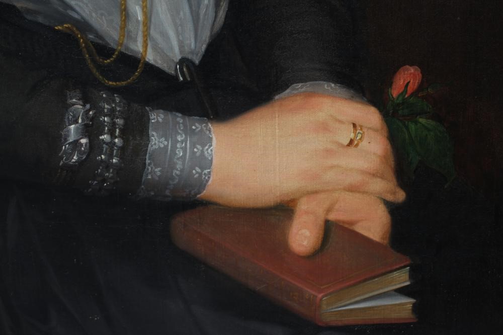 BRITISH SCHOOL (Late 19th Century) Portrait of a Gentleman and a Lady Image