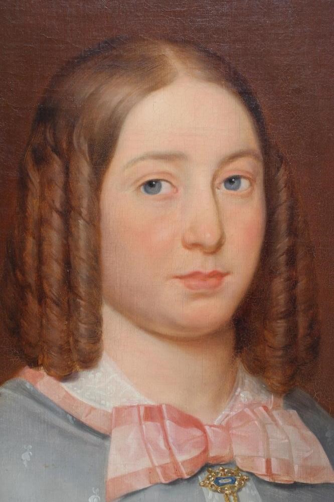 BRITISH SCHOOL (Late 19th Century) Portrait of a Gentleman and a Lady Image