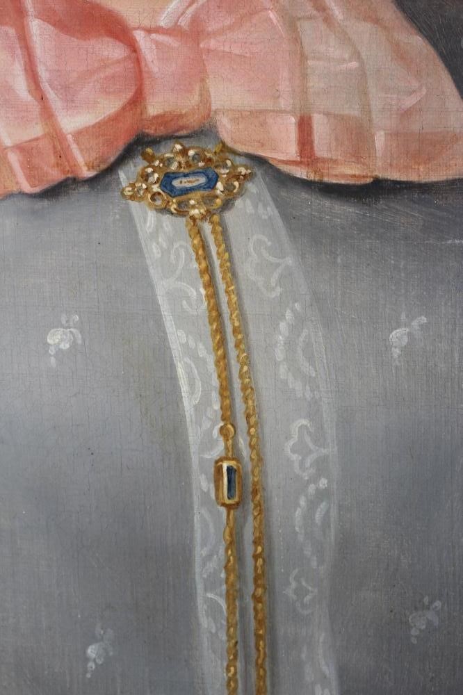 BRITISH SCHOOL (Late 19th Century) Portrait of a Gentleman and a Lady Image