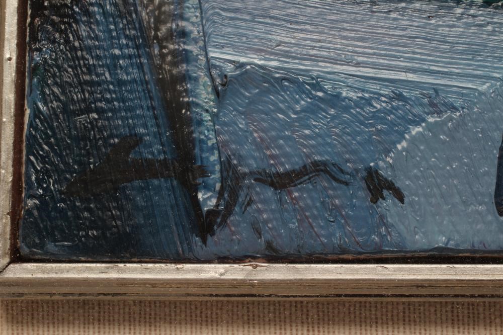 ITALIAN SCHOOL (20th/21st Century) Abstract Landscape, indistinctly signed lower left, inscribed Image