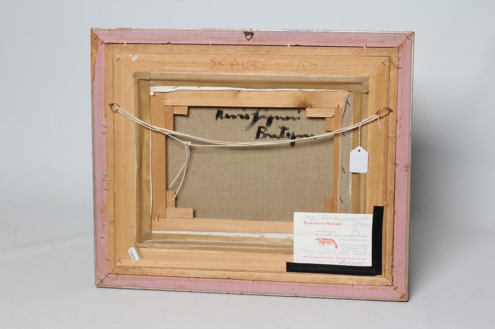 ITALIAN SCHOOL (20th/21st Century) Abstract Landscape, indistinctly signed lower left, inscribed Image