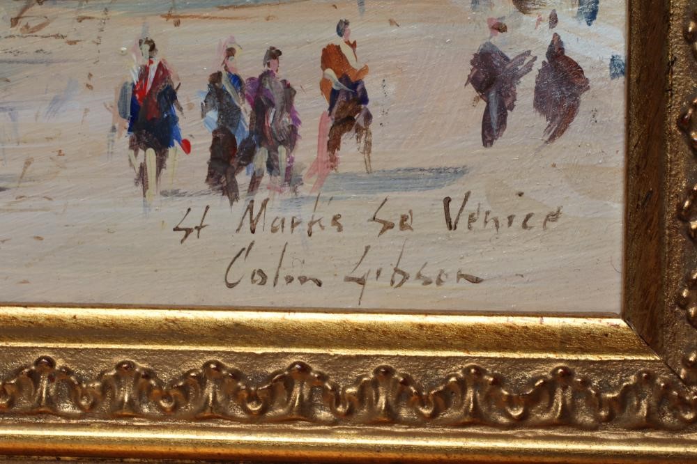 COLIN GIBSON (b.1948) St Mark's Square Venice Image